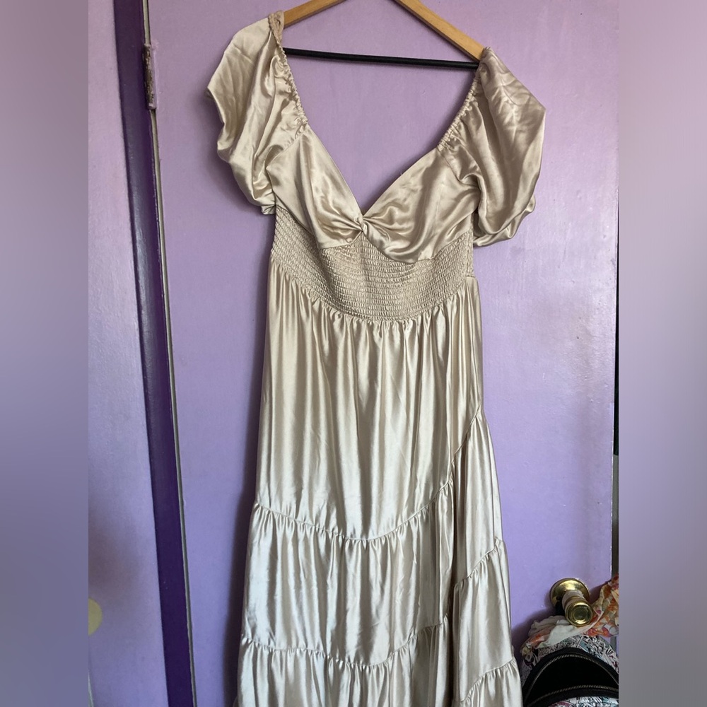 Free people sundrenched silky maxi dress - Picture 6 of 8